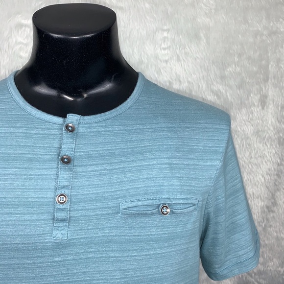 Rock & Republic Short Sleeve Henley - Picture 2 of 5